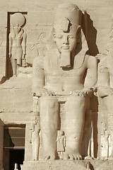 Image showing Ramesses at Abu Simbel temples in Egypt