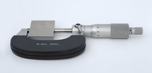Image showing metallic micrometer