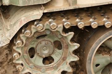 Image showing tank chains detail