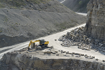 Image showing resting quarry digger