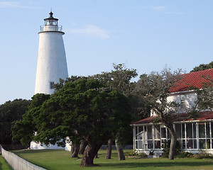 Image showing Ocracoke Island Lighthouse