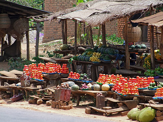 Image showing market in Uganda