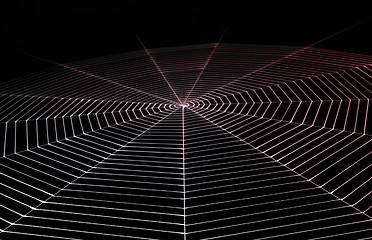 Image showing painted spiderweb