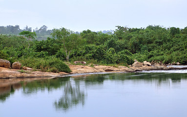 Image showing Victoria Nile scenery in Uganda