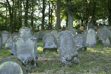 Image showing old jewish graveyard
