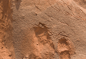 Image showing red sand