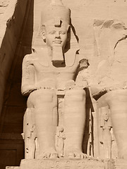 Image showing Ramses 2nd in Abu Simbel