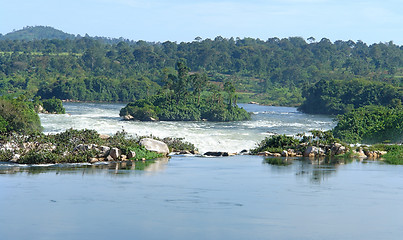 Image showing River Nile scenery near Jinja in Africa