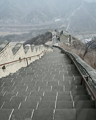 Image showing on the Great Wall of China