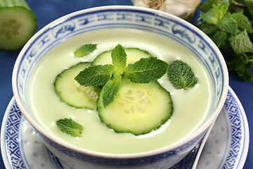 Image showing Cucumber soup