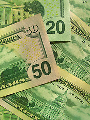 Image showing money background