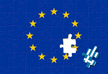 Image showing Greece leaves European Union