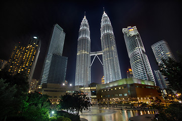 Image showing Kuala Lumpur Cityscape at Night