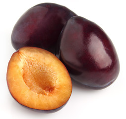 Image showing Ripe plums
