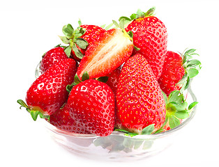 Image showing Strawberries in a Bowl 