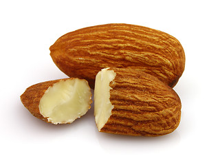 Image showing Almonds kernel in closeup