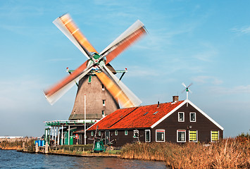 Image showing Dutch windmill