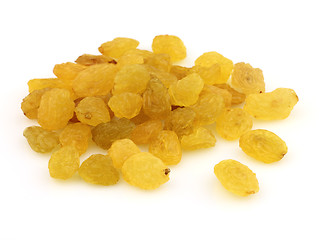 Image showing Raisins on a white background