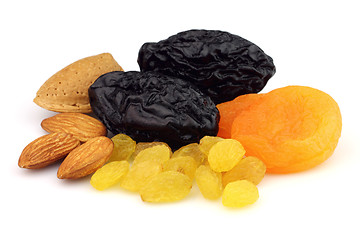 Image showing Dried fruits with nuts