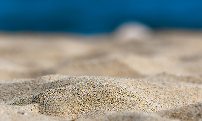 Image showing Closeup of some sand on the shore