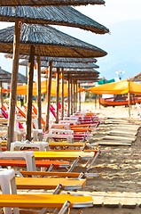 Image showing Tranquil scene on the shores of the ocean