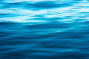 Image showing Beautiful blue water surface as a background texture