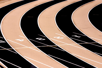 Image showing Track Field - Three Lanes
