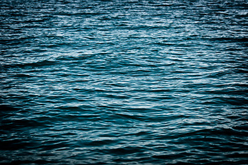 Image showing Beautiful blue water surface as a background texture