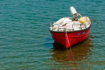 Image showing Small boat on the water