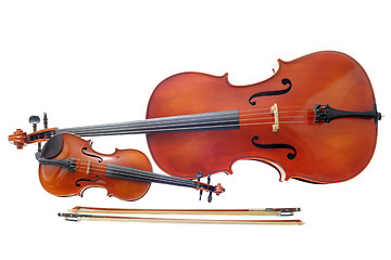 Image showing violin and cello