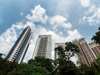 Image showing High rise luxurious condominium