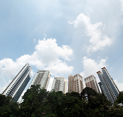 Image showing High rise luxurious condominium