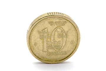 Image showing Swedish currency - 10 Kronor