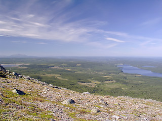 Image showing Nature landscape and blue sky