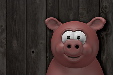 Image showing happy pig