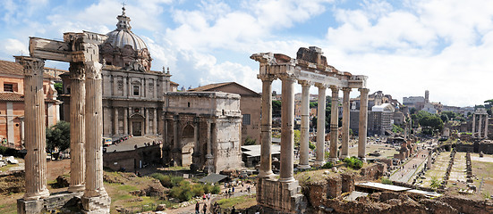 Image showing Roman Forum in Rome, Italy