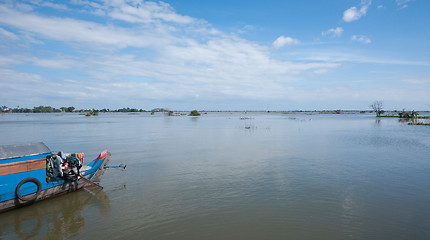 Image showing Tonle Sap River in Cambodia