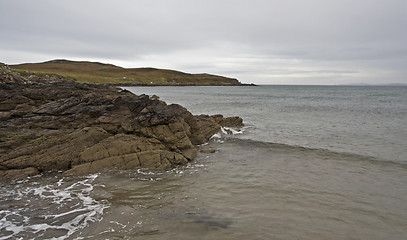 Image showing stoney coastline in scotland