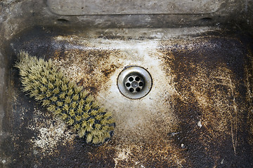 Image showing dirty, unhygienic washbowl
