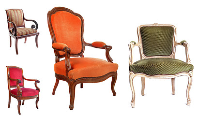 Image showing antique chairs