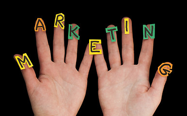 Image showing Word Marketing 