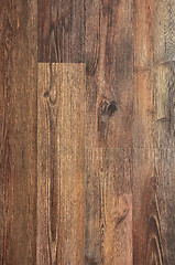 Image showing Brown wood texture in closeup