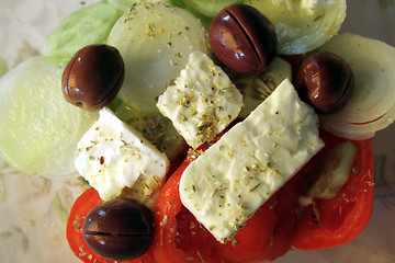 Image showing Greek salad