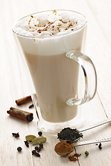 Image showing Chai Latte drink