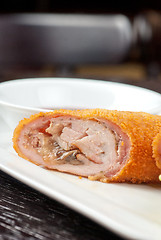 Image showing rolls from pork meat