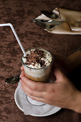 Image showing latte coffe