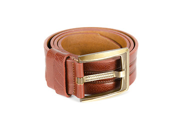 Image showing Men's leather belt