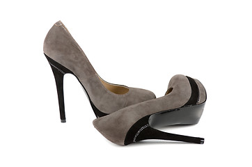Image showing grey female shoes