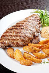 Image showing Juicy beef steak