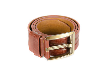 Image showing Men's leather belt